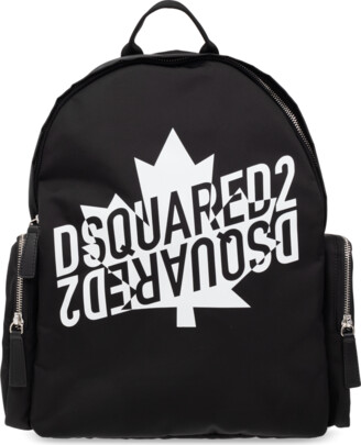 DSQUARED2 Kids Backpack With Logo, Unisex, - Black