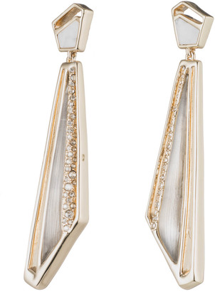 Alexis Bittar Crystal Dangling Spoked Post Earring