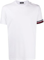 Thumbnail for your product : DSQUARED2 logo tape detail T-shirt