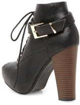 Thumbnail for your product : Dorothy Perkins Black lace up block heel boots