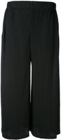 Jil Sander - pleated cropped trousers - women - Polyester - 34