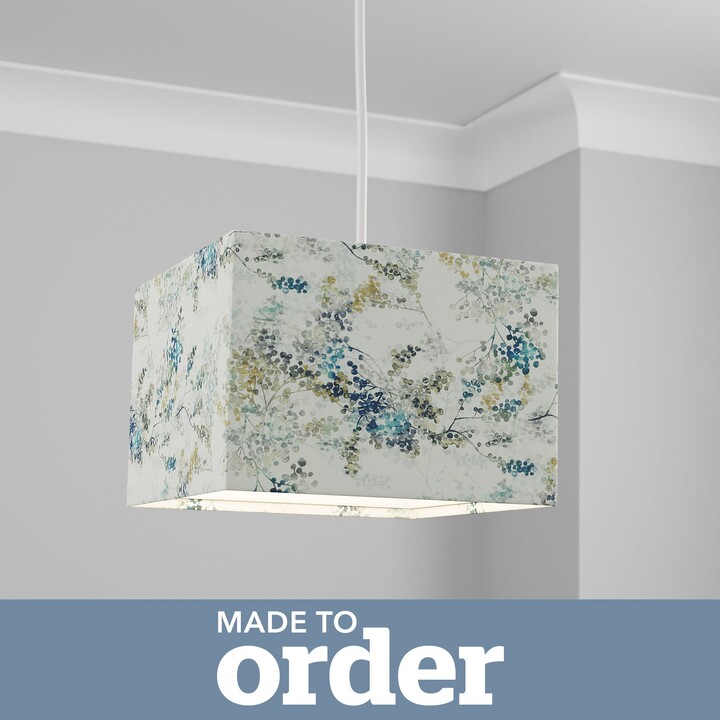 Dunelm Made to Order 30cm Square Lamp Shade Navy Blue ShopStyle