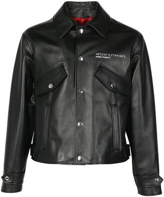Valentino Calvin Klein Leather Jacket