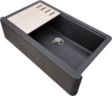 Empire Industries Titan Self-Trimming Farmhouse/Apron Kitchen Sink with Accessories