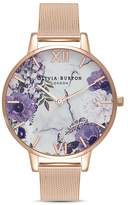 Thumbnail for your product : Olivia Burton Marble Florals Watch, 38mm