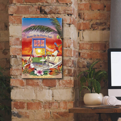 Highland Dunes 'Tropical Quilt Mosaic' by James Mazzotta Canvas Wall Art