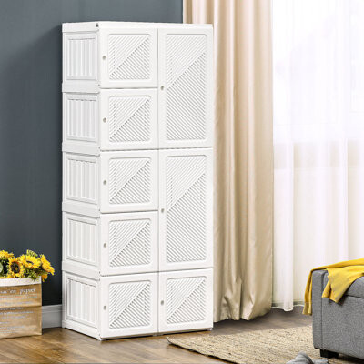 White Dresser, Wardrobe With Storage