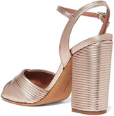 Thumbnail for your product : Tabitha Simmons Kali Metallic Leather Sandals