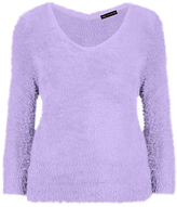 Thumbnail for your product : Marks and Spencer M&s Collection Fluffy V-Neck Jumper