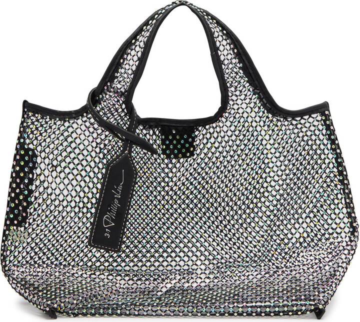 3.1 Phillip Lim Market Mini Crystal-embellished Pvc Tote