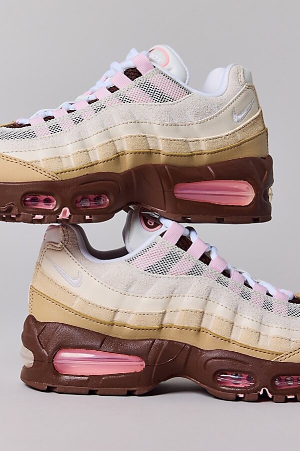 Nike Women's Air Max 95 Sneaker in British Khaki/Phantom/Lin