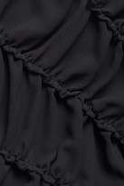 Thumbnail for your product : Carven Ruched Silk-chiffon Top