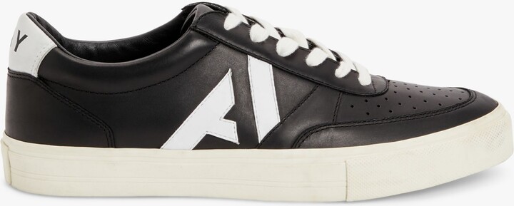 John Lewis ANYDAY Logo Leather Trainers - ShopStyle