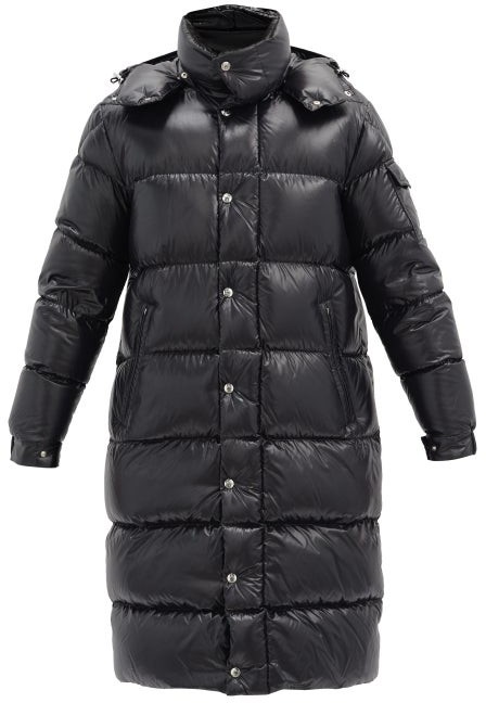 Moncler Hanoverian Down-quilted Hooded Coat - Black - ShopStyle Outerwear