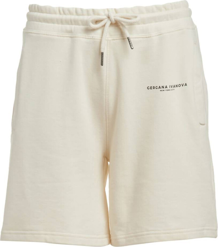 Gergana Ivanova Women's Organic Cotton Shorts In Beige