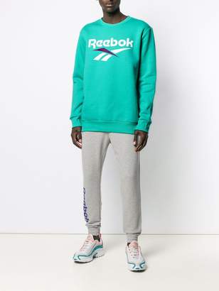 Reebok logo print sweatshirt