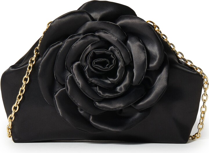 Lele Sadoughi Rosie Satin Clutch