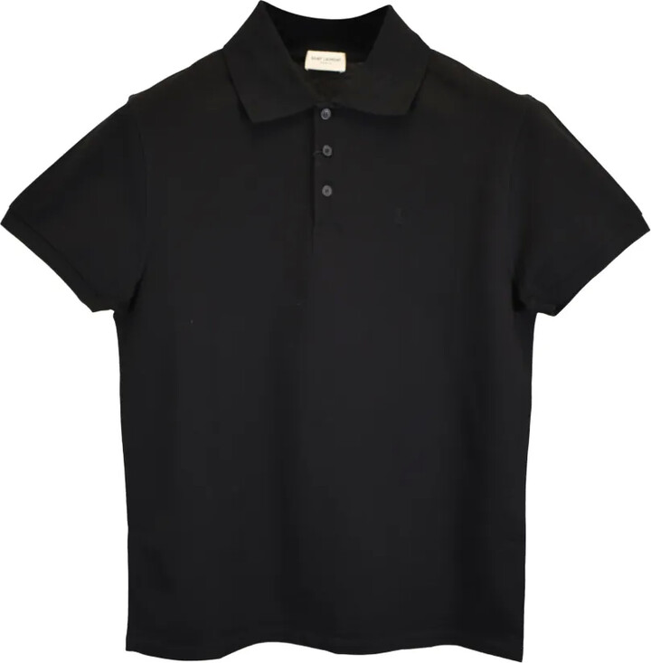 Saint Laurent Pre-Owned Logo-Embroidered Polo Shirt