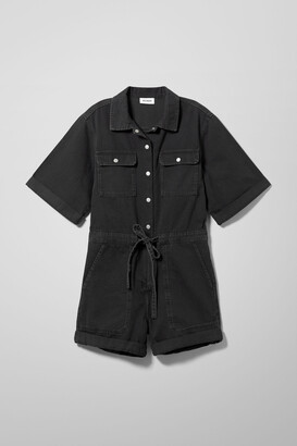 weekday jimi short sleeve jumpsuit