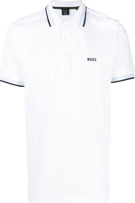 HUGO BOSS White Men's Polos | ShopStyle