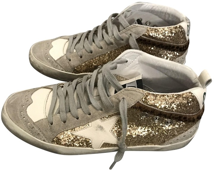 golden goose gold glitter star