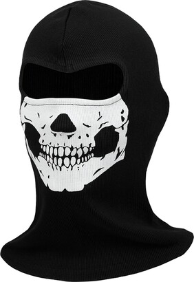 New Winter Ghost Simon train Skull passamontagna cappuccio da sci ciclismo  Skateboard Warmer Full Face Ghost Mask senza occhiali