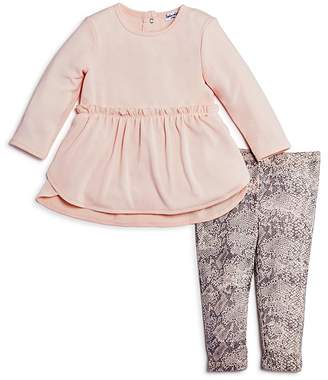 Splendid Girls' Shirt Dress & Python-Print Leggings Set - Baby