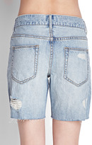 Thumbnail for your product : Forever 21 Distressed Denim Bermuda Shorts