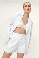 Thumbnail for your product : Nasty Gal Womens Dart Detail High Waisted Smart Shorts