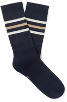 Thumbnail for your product : Gucci Striped Cotton-Blend Socks