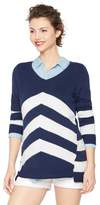 Thumbnail for your product : A Pea in the Pod Chevron Stripe Maternity Sweater
