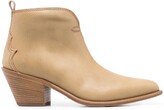 Thumbnail for your product : Sartore Pointed-Toe Leather Boots