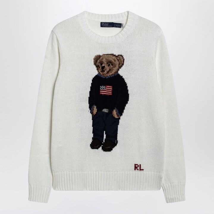 Polo Ralph Lauren Bear Intarsia Knitted Sweater