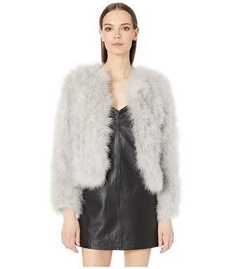 lamarque deora feather jacket