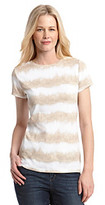 Thumbnail for your product : Relativity Stripe Print Crewneck Tee