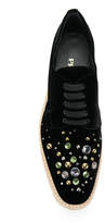 Thumbnail for your product : Prada embellished platform derby shoes