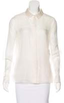 Thumbnail for your product : Jason Wu Silk Lace-Accented Blouse w/ Tags