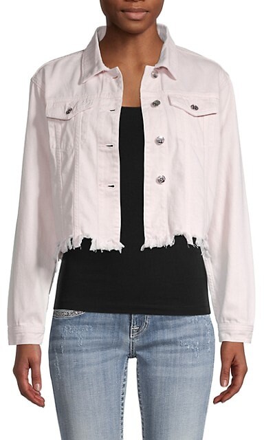cut off jean jacket womens