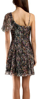 Thumbnail for your product : Charlotte Ronson Ruffle Dress in Evergreen Multi