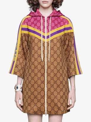 Gucci GG technical jersey dress with zip