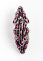 Thumbnail for your product : Vinesh Diamonds And Ruby Double Hinge Ring