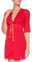 Thumbnail for your product : Cosabella Lace-Trimmed Tulle Robe