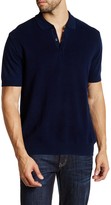Thumbnail for your product : James Tattersall Lightweight Short Sleeve Popcorn Stitch Polo
