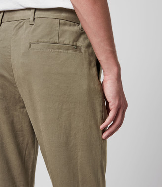 mens skinny green chinos