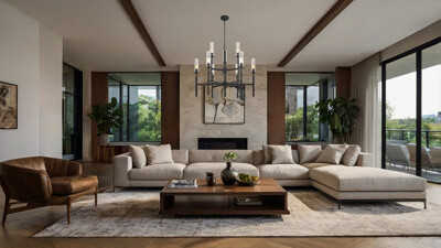 Z-Lite Esme Brushed Nickel 9 Light Chandelier