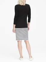 Thumbnail for your product : Banana Republic Stretch Cotton-Modal Fitted Crew-Neck T-Shirt