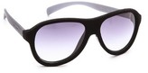 Thumbnail for your product : Italia Independent Velvet Aviator Sunglasses