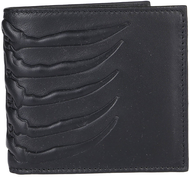 Alexander McQueen Ribcage Bifold Wallet ShopStyle