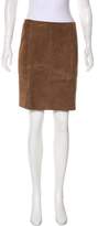 Thumbnail for your product : Akris Suede Mini Skirt w/ Tags