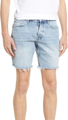 cut off denim shorts men